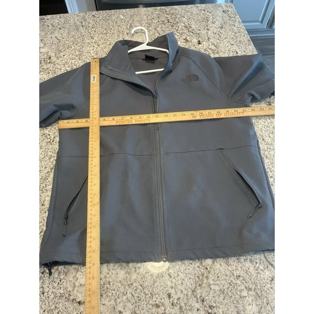 THE NORTH FACE Men's Camden Windwall Soft Shell Jacket, Vanadis Grey Sz Med